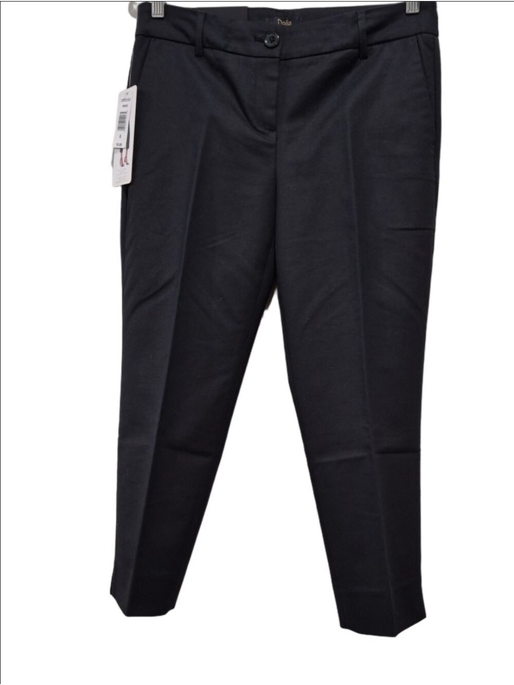 Dalia Comfort Fit Slim Leg Trousers Black Size 6 New With Tags
